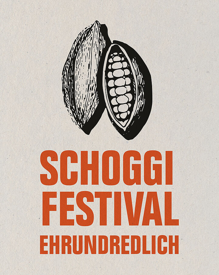 Schoggifestival in the Mühle Tiefenbrunnen, Visual with logo